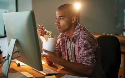 Eating well while working at home: Step away from the biscuits and never dine at your desk