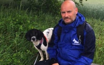 PTSD left me living in a forest, reliant on alcohol – a support dog changed my life